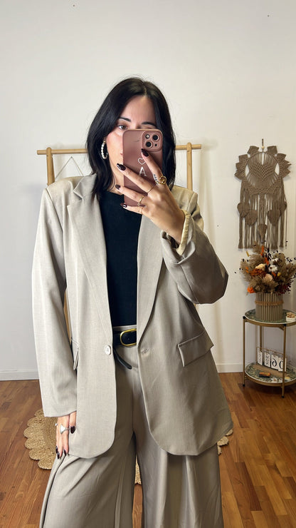 Blazer Rosa beige