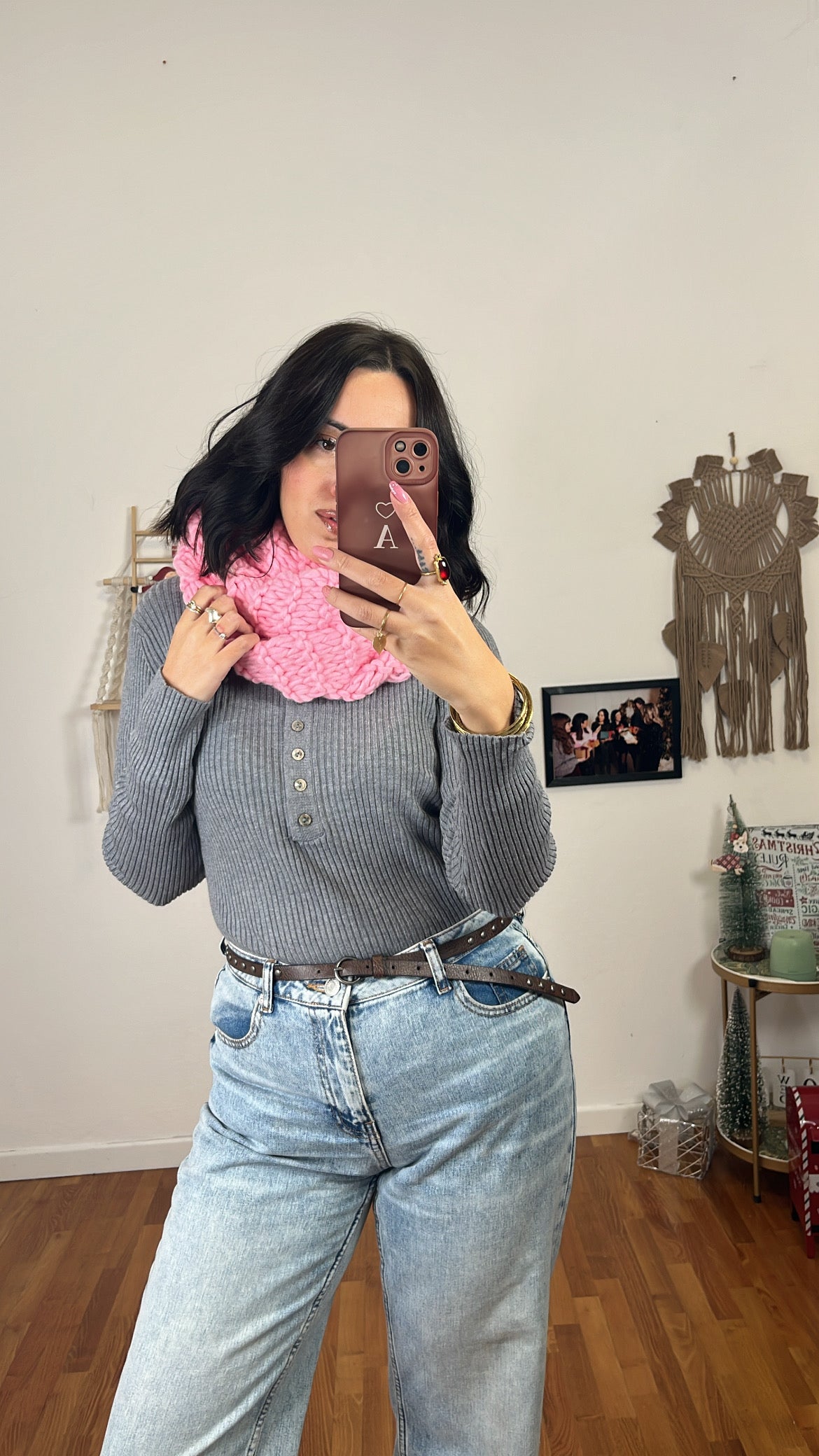 Sciarpa Nadine Rosa