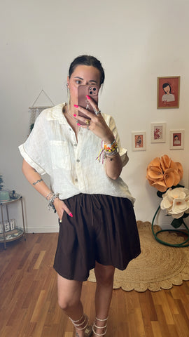Short Alison cioccolato