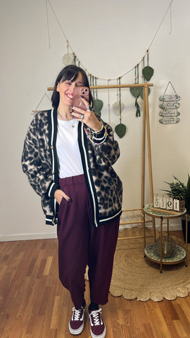 Cardigan/bomber Leo Teddy