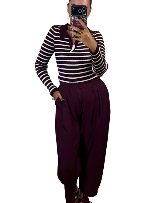 Pantalone prugna