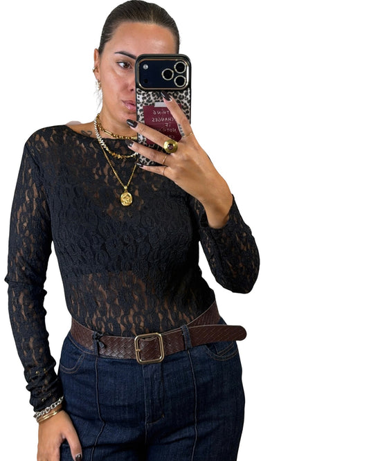 Cashmerina pizzo nero