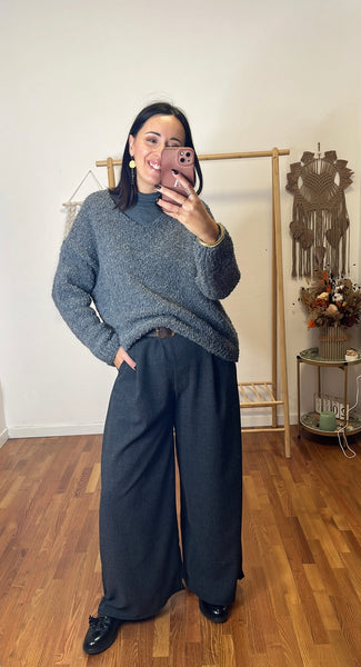 Pantalone Elsa grigio piombo