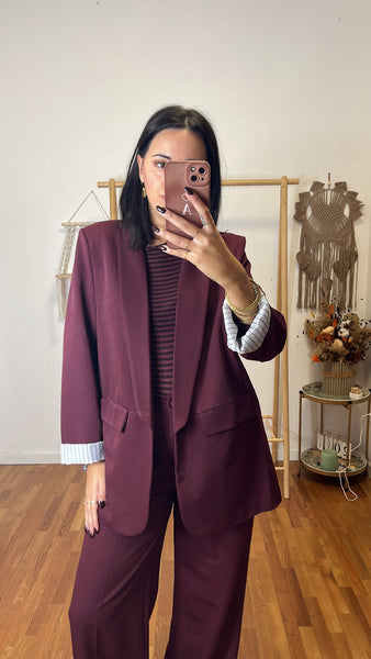 Blazer Sophia burgundy