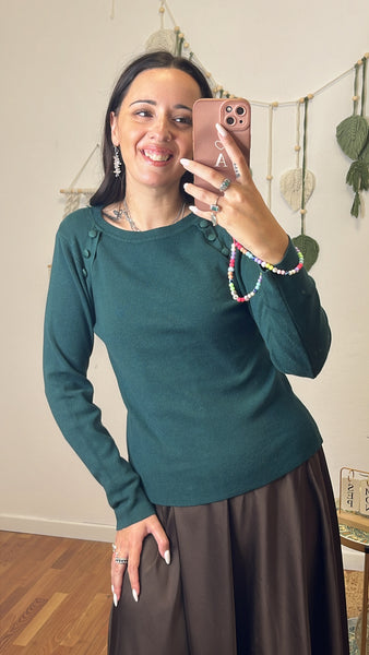 Maglia Corinne verde bosco