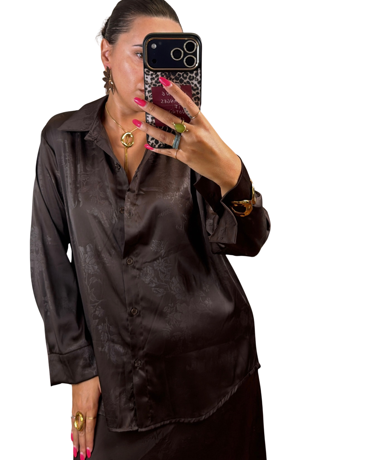 Camicia moro fiori