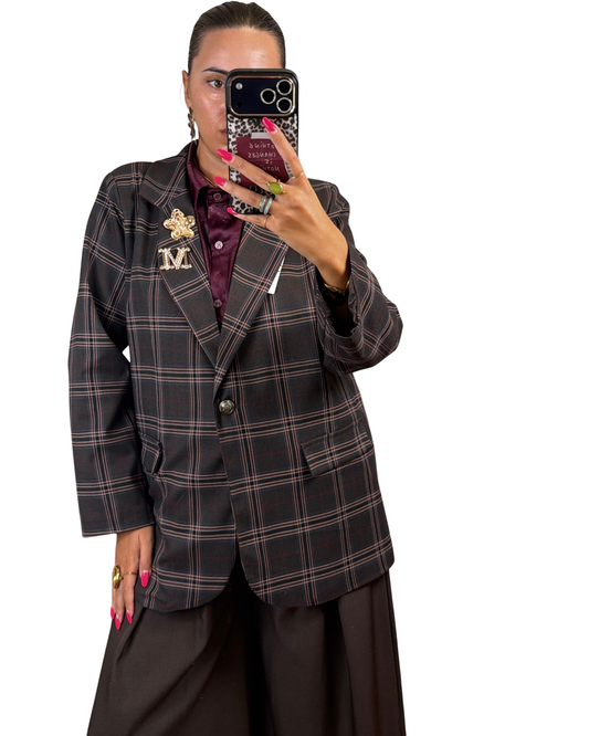 Blazer moira tartan