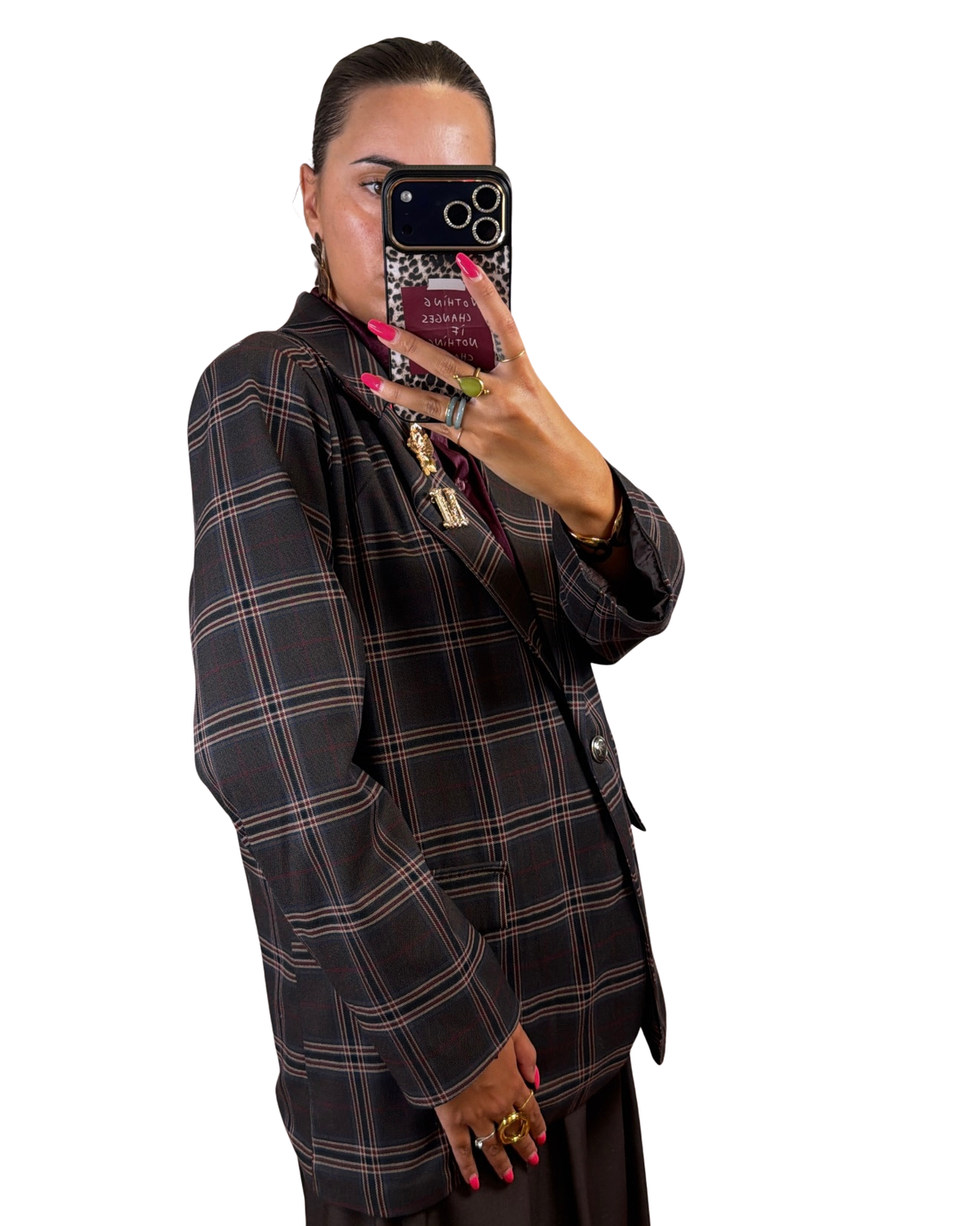 Blazer moira tartan