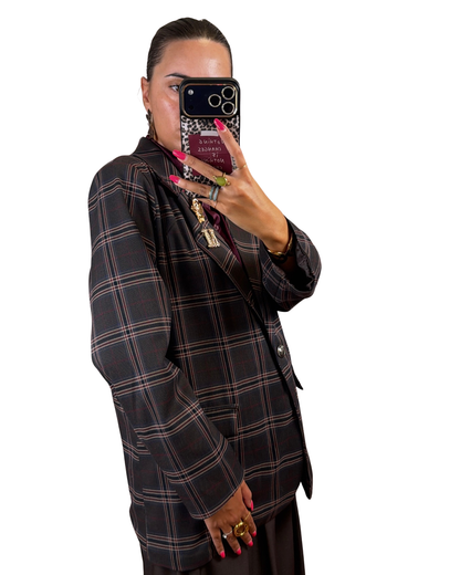 Blazer moira tartan