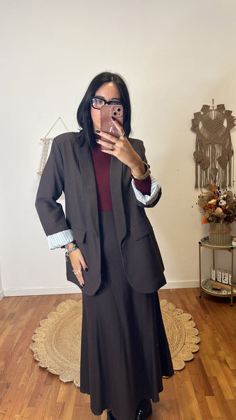 Blazer Sophia cioccolato fondente