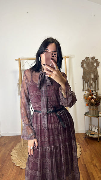 Abito Eloise burgundy