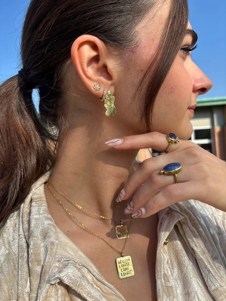 Orecchini “Fiore di loto” small