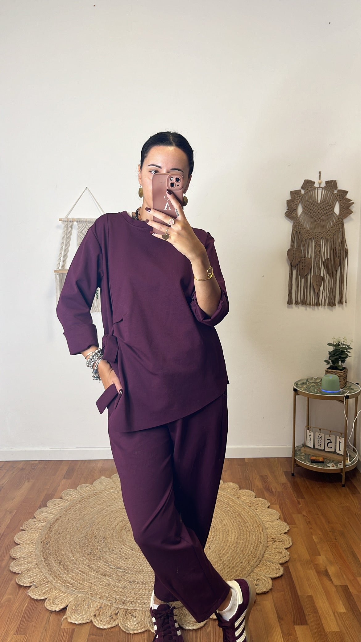 Tuta Penelope burgundy