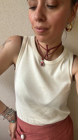 Chocker avocado rosso