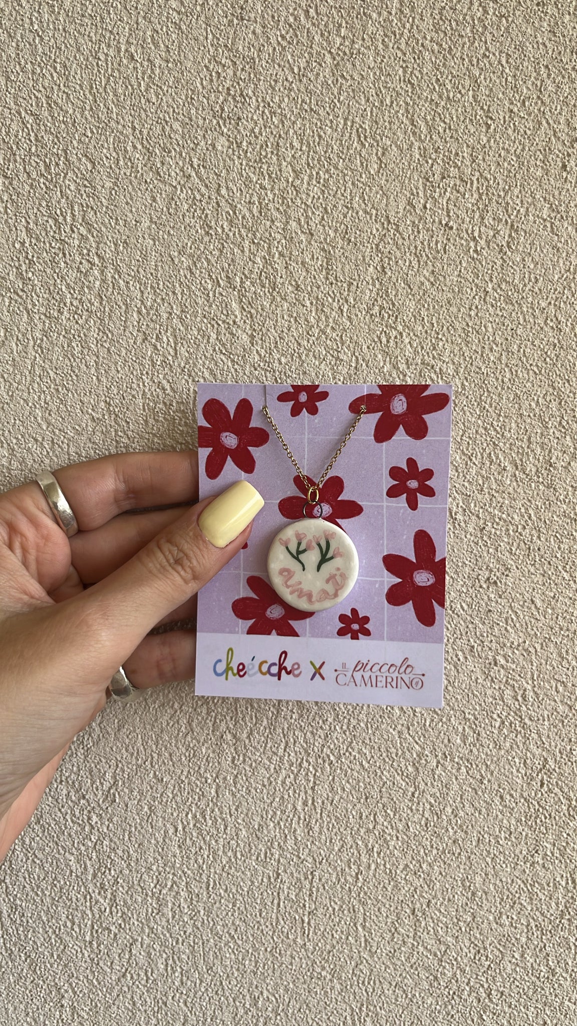 Collana “Amati” rosa