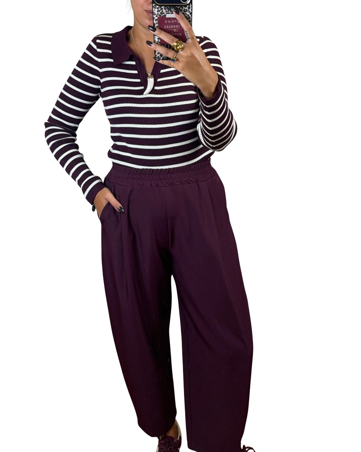 Pantalone prugna