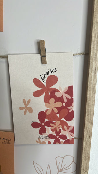 Cartolina “Fiorisci”