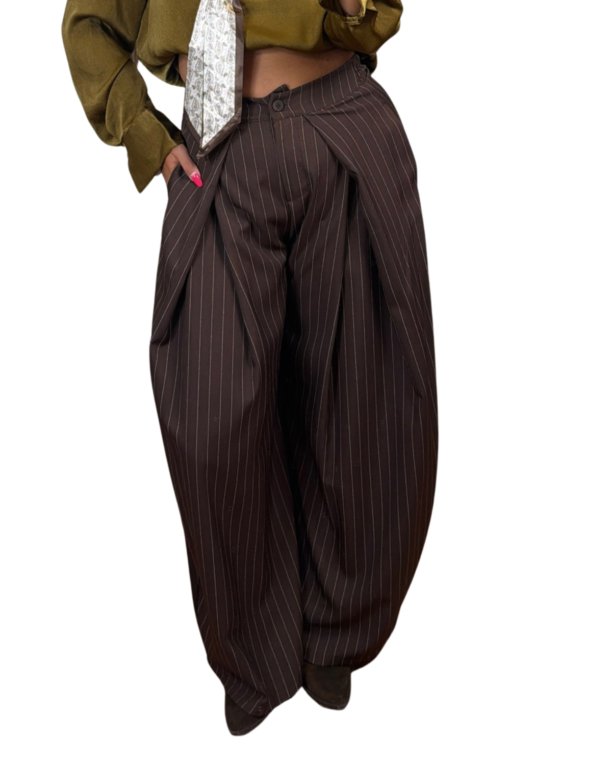 Pantalone gessato