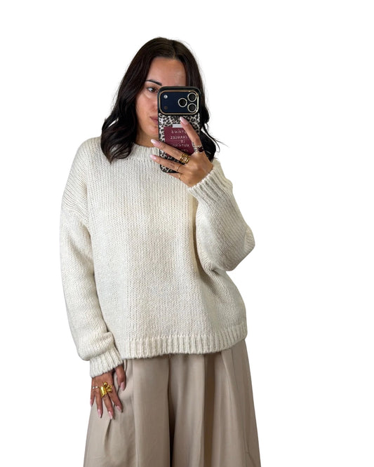 Maglione panna