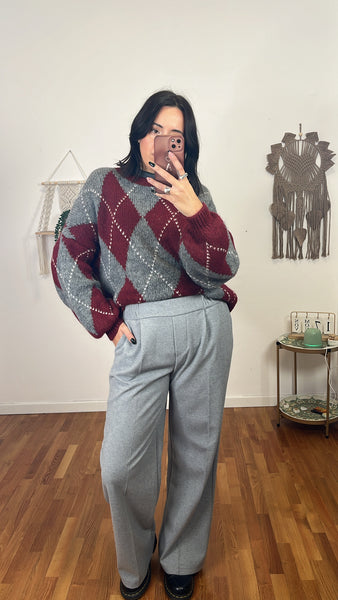 Pantalone Giorgia grigio