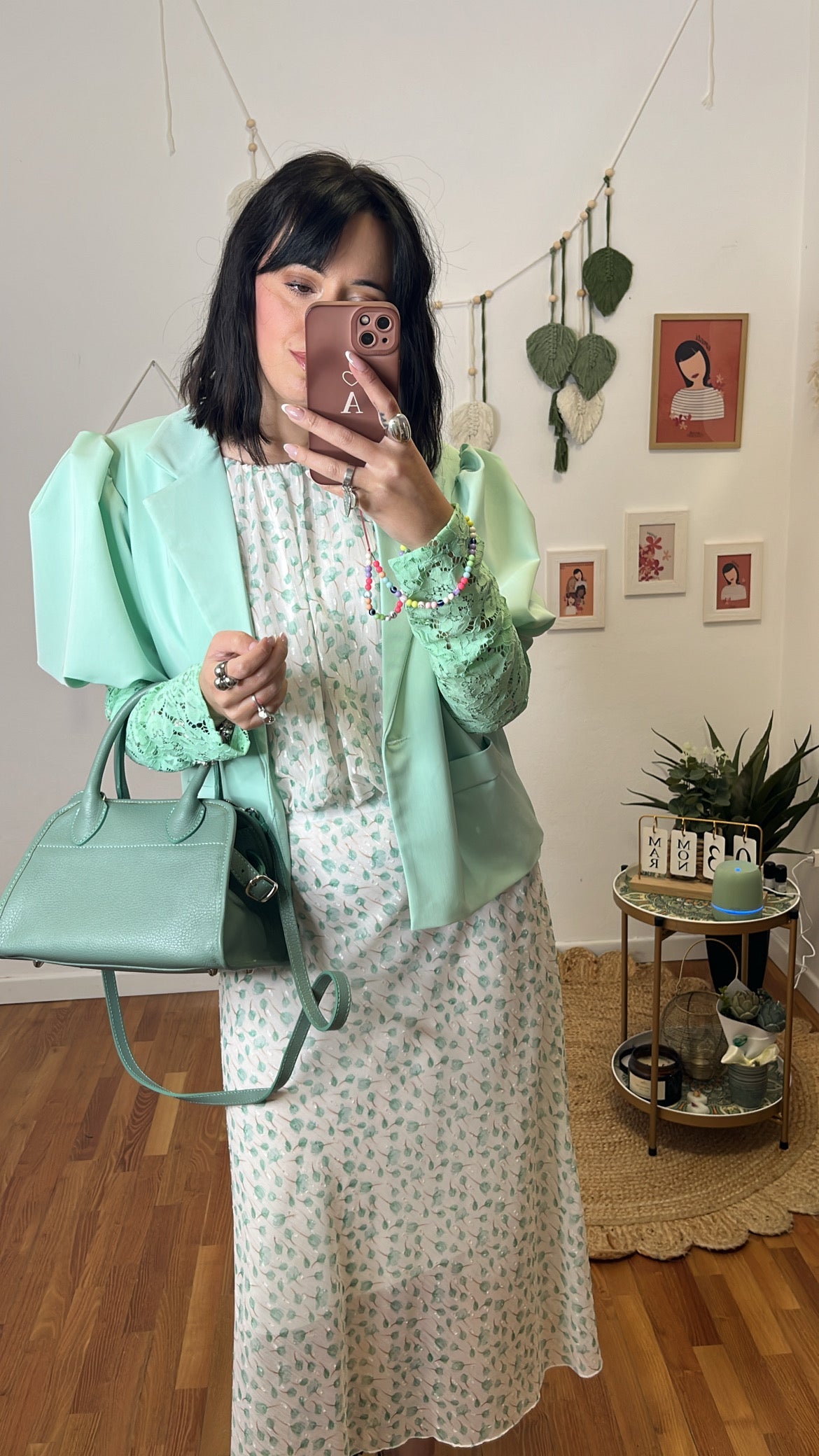 Blazer Anastasia verde menta