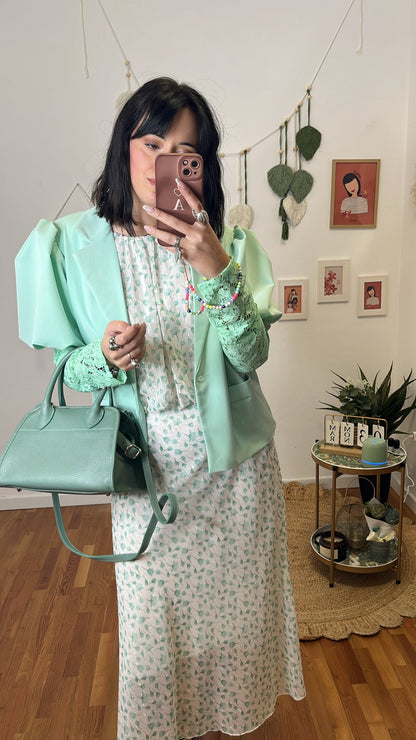Blazer Anastasia verde menta