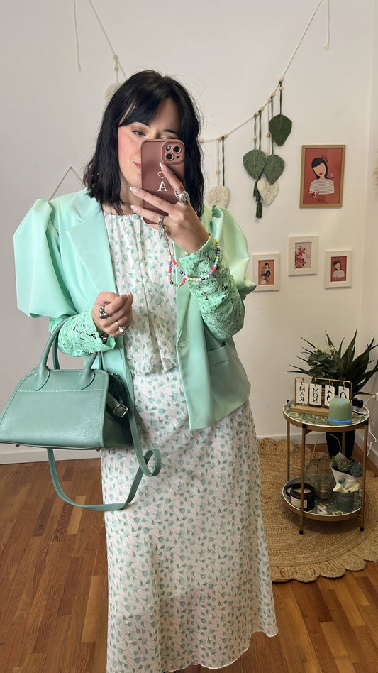 Blazer Anastasia verde menta