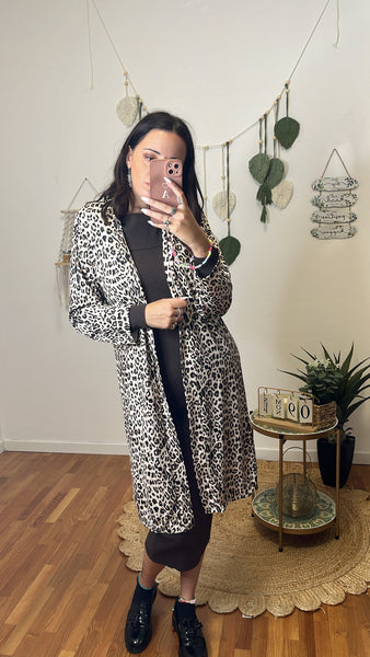 Cardigan animalier