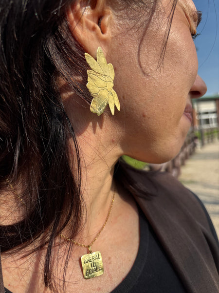 Orecchini “Fiore di loto” big