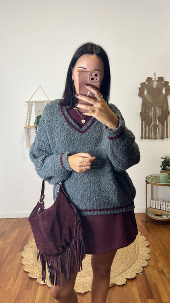 Borsa Kesha burgundy