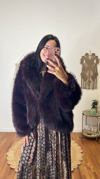 Pelliccia Ambrosia burgundy