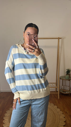 Maglioncino Adele celeste