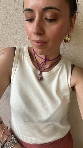 Chocker avocado rosa