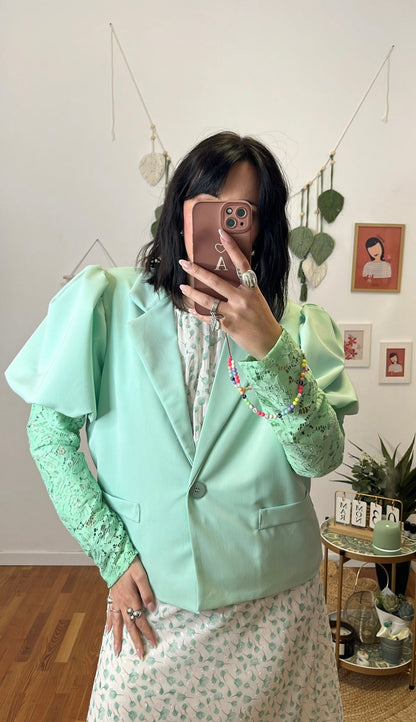 Blazer Anastasia verde menta