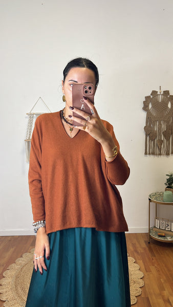 Maglia Ramona ruggine