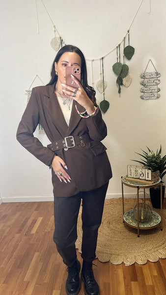 Blazer Valentina cioccolato