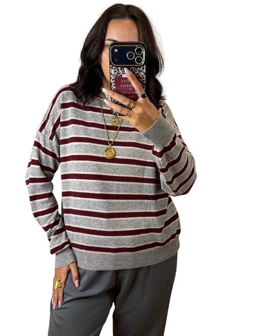 Maglione righe