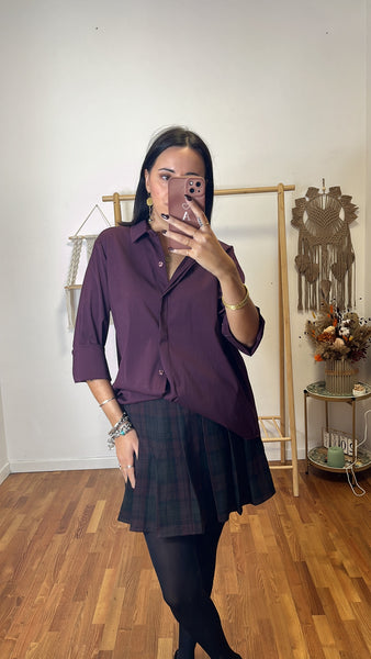 Camicia Linda prugna