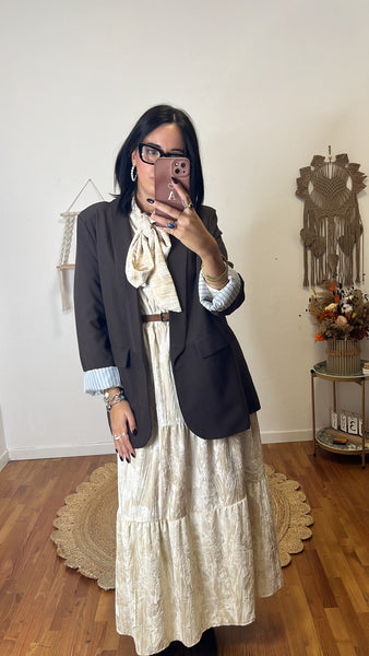 Blazer Sophia cioccolato fondente