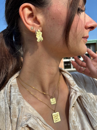 Collana targhetta “Ad maiora”