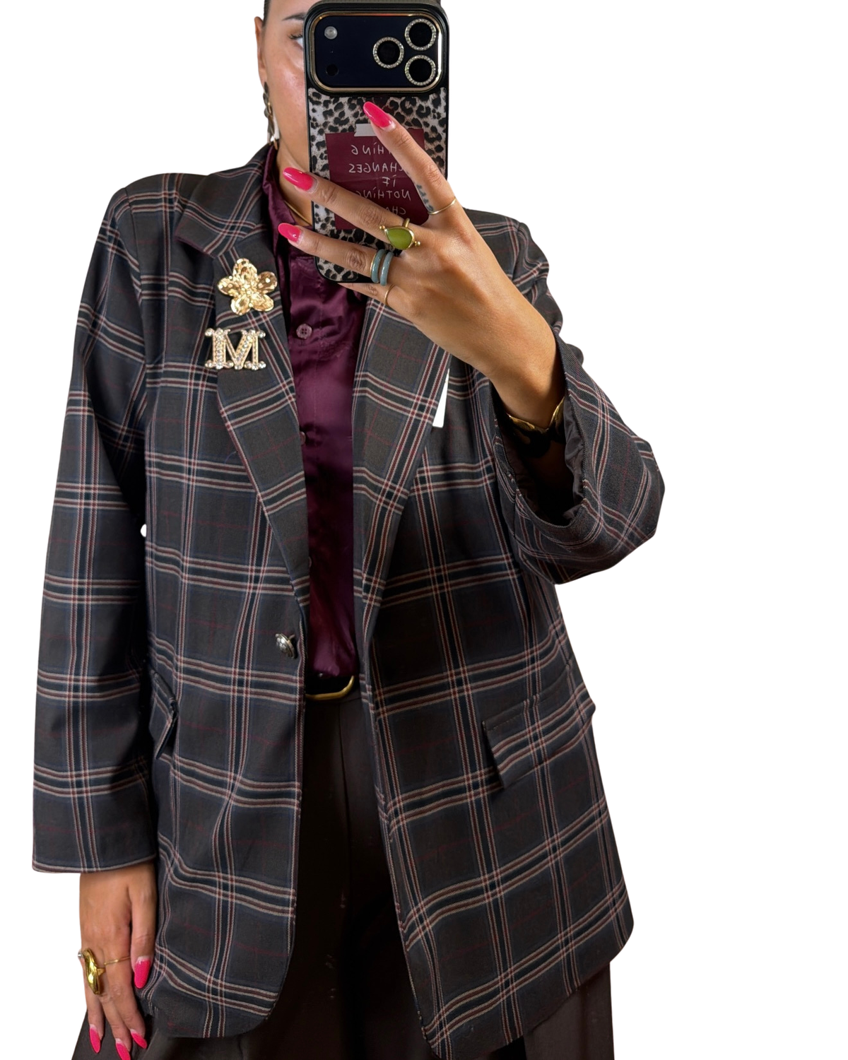 Blazer moira tartan