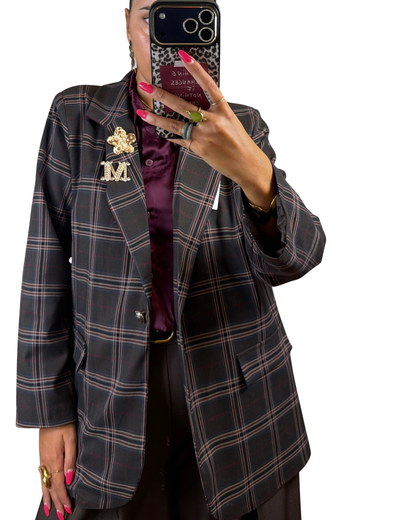 Blazer moira tartan