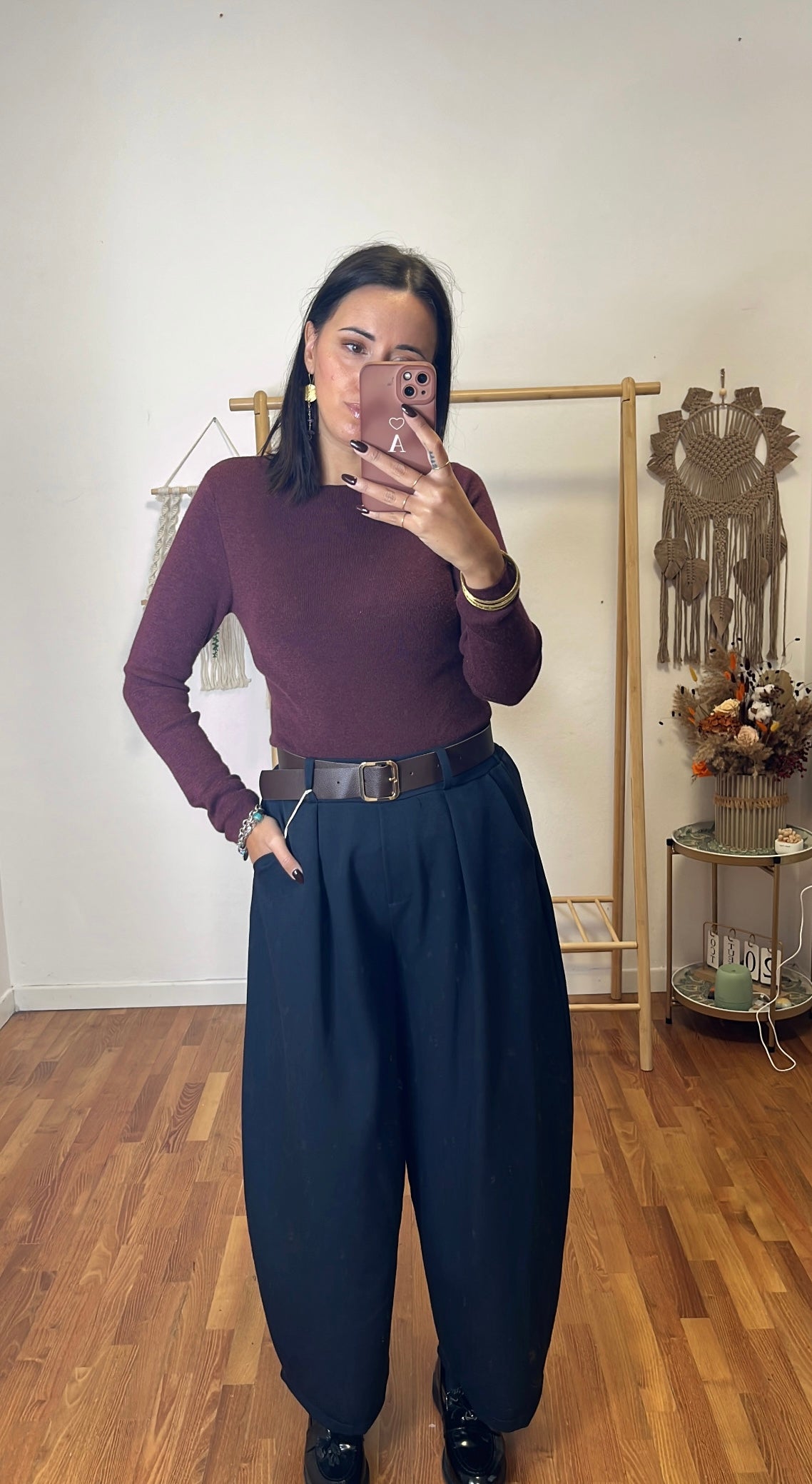 Pantalone jasmine blu