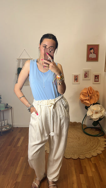 Pantalone Sofia beige