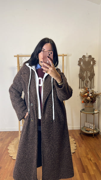 Cappotto Anna cioccolato