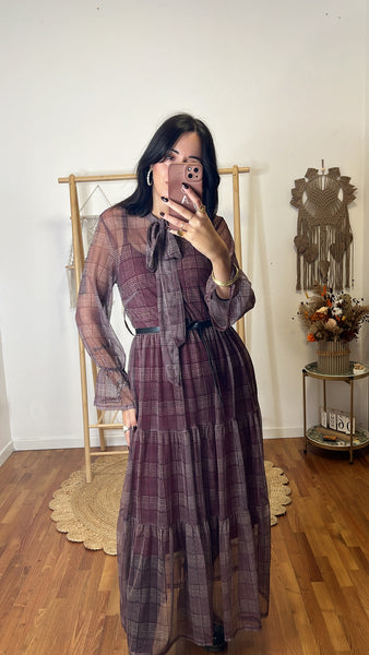 Abito Eloise burgundy