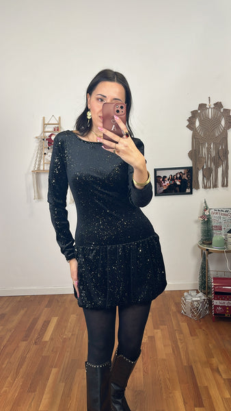 Abito Christmas nero