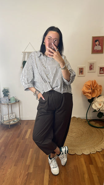 Pantalone Chiara cioccolato