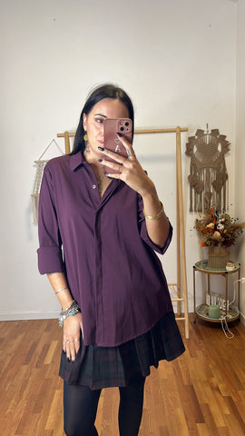 Camicia Linda prugna