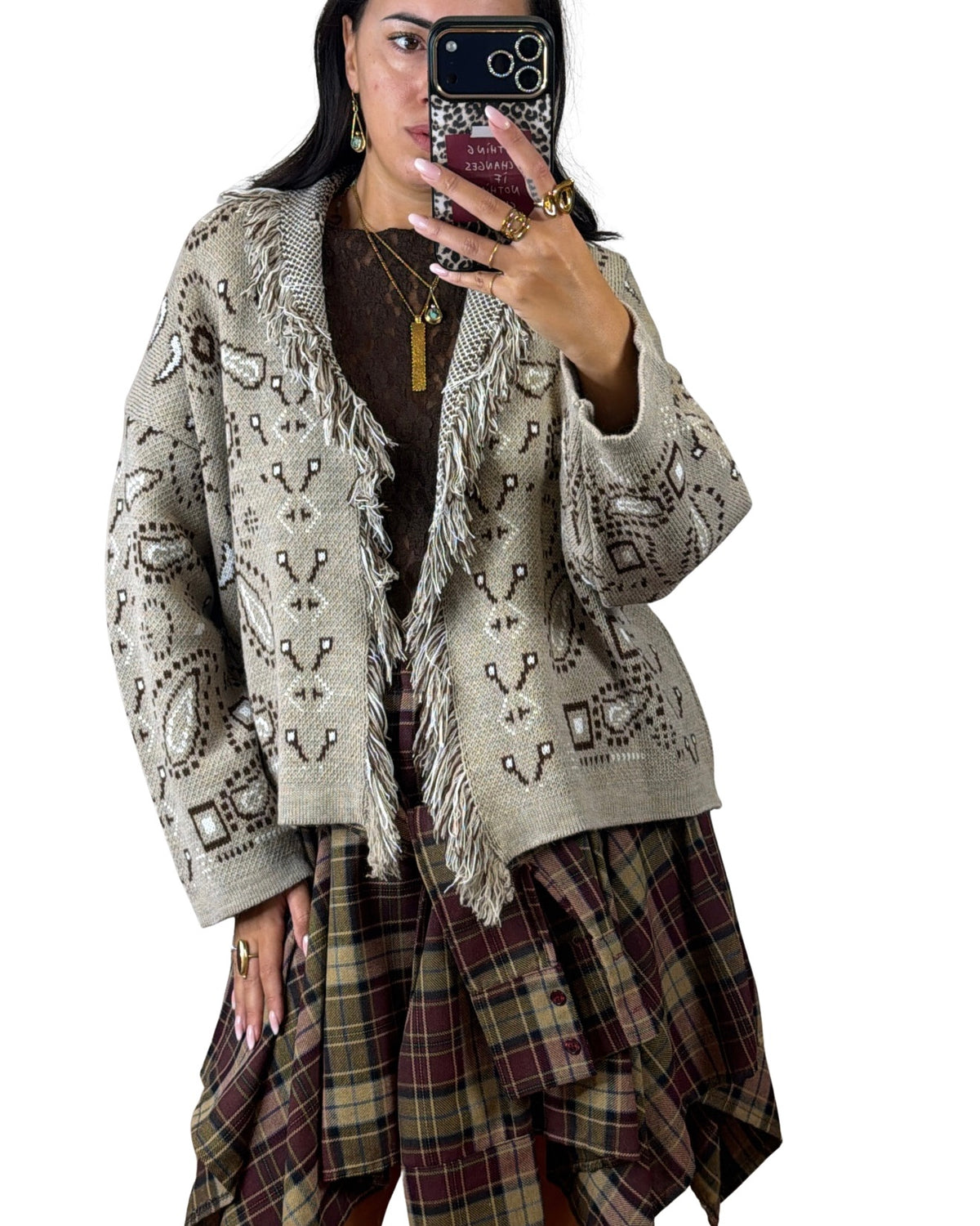 Cardigan beige